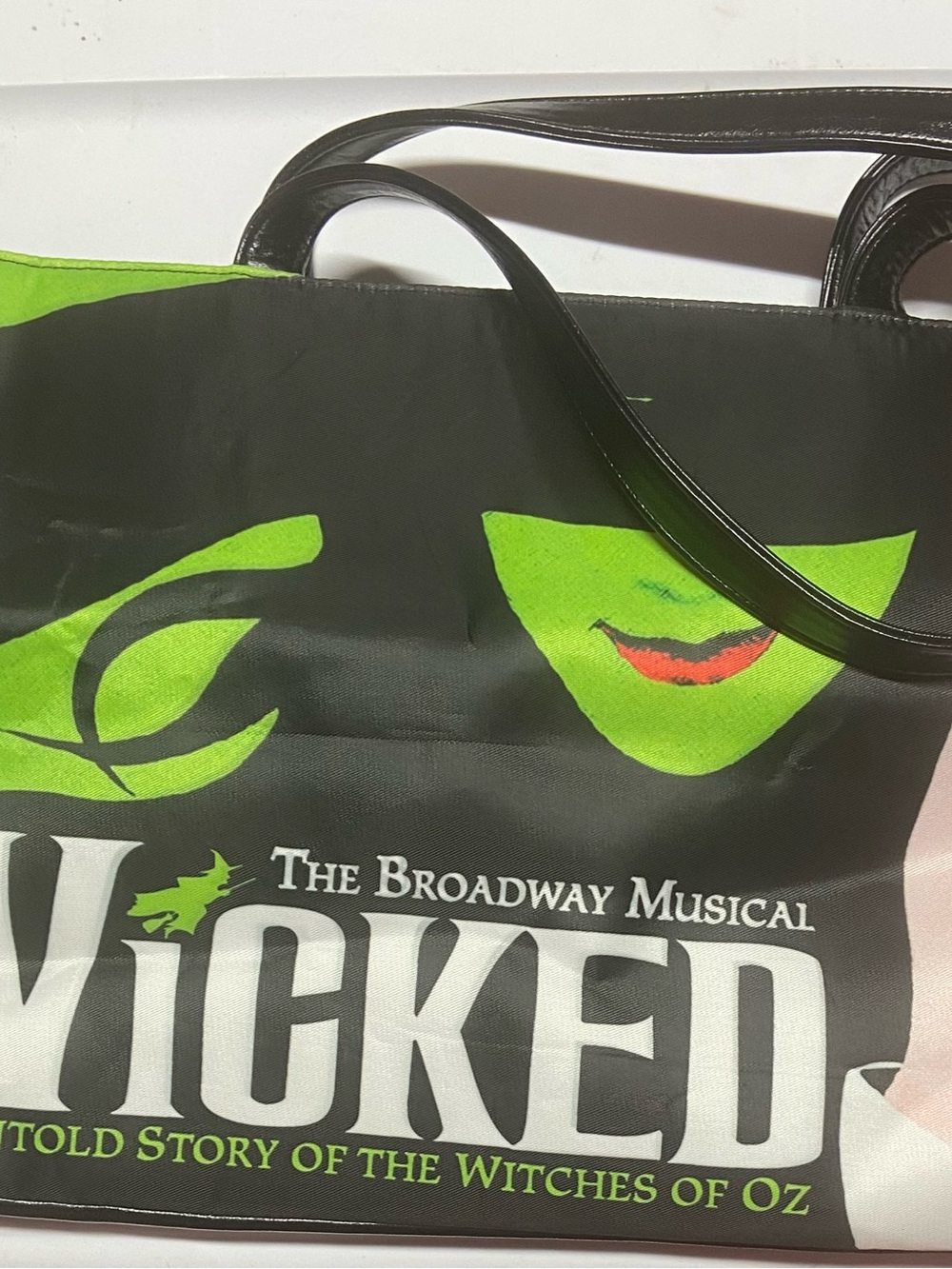 Wicked Broadway Musical Black & Green Tote Bag